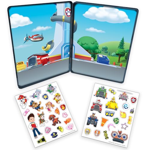 PAW Patrol - Magnetic Creations Tin - Dress Up Play Set - Includes 2 Sheets of Mix & Match Dress Up Magnets with Storage Tin. Great Travel Activity for Kids and Toddlers! - style: Paw Patrol