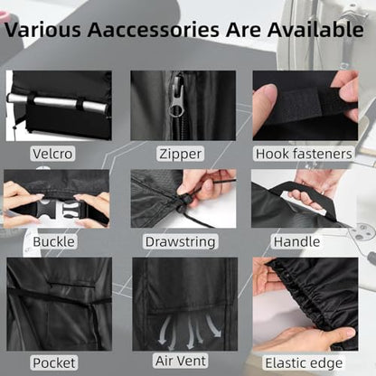 Custom Arcade Machine Cover Cover，Waterproof Dustproof Oxford Fabric(420D/500D/600D) - Customizable Size, Shape, Accessories for Indoor/Outdoor(Black/Gray/Beige) - size: customized