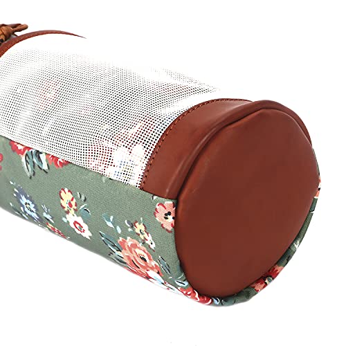 TOURBON Canvas Golf Bag for Women Driving Range Travel Golf Carry Case
