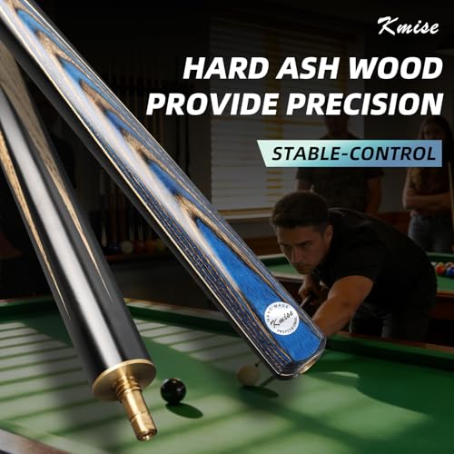 Kmise Snooker Pool Cue Sticks Set Blue Black 20oz