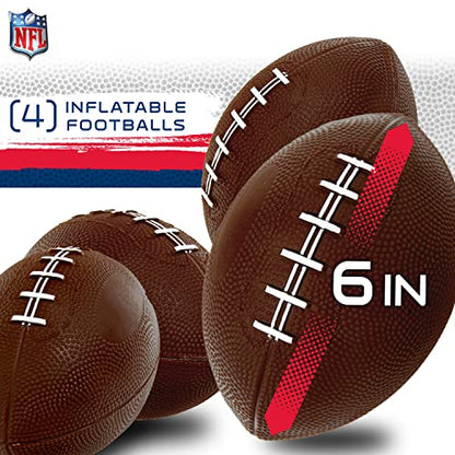 Franklin Sports Target Toss Games - Kids Football + Baseball Target Toss Games for Indoors + Outdoors - Fun Football + Baseball Throwing Games for Kids - Includes Targets + Mini Toy Balls - style: NFL Football