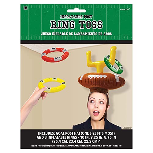 Multicolor Inflatable Post Ring Toss Game - 1 Pc. - Fun & Engaging Entertainment - Make Your Event Unforgettable - Perfect for Themed Parties