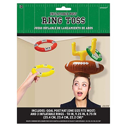 Multicolor Inflatable Post Ring Toss Game - 1 Pc. - Fun & Engaging Entertainment - Make Your Event Unforgettable - Perfect for Themed Parties
