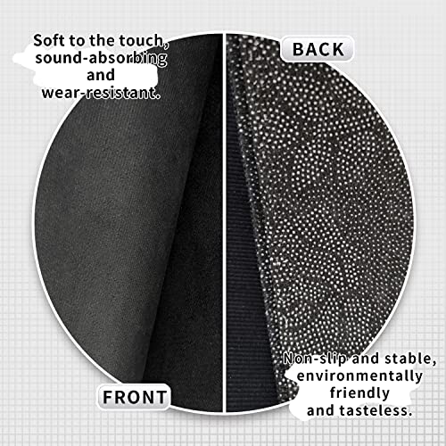 WL&ALLEN Professional and Cool Dart Mat Non Slip - color: black