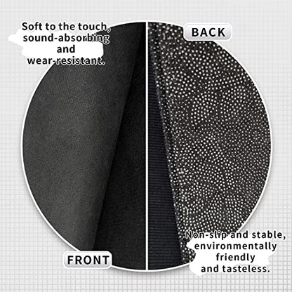 WL&ALLEN Professional and Cool Dart Mat Non Slip - color: black