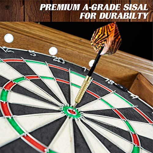 Barrington Official Size Dartboard Multiple Styles Pre-Assembled Pub Style Wood Dartboard Collection