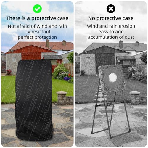 Axe Throw Target Game Cover，Heavy Duty Steel Frame Axe Throw Target Game Cover compatible with EastPoint - 65 x 26 x 38inch - Outdoor All Weather Waterproof, Anti-UV,Fade Resistant Material