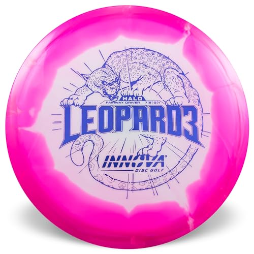 Innova Halo Star Leopard3 Disc Golf Driver – Disc Golf Driver (Colors Will Vary) - size: 165-169g