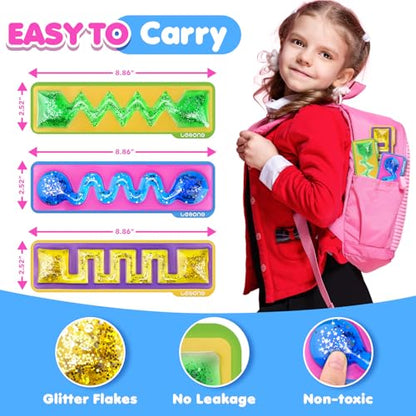 Squishy Toys Sensory Fidget Toys for Kids: 3 Pack Gel-Filled Sensory Toys for Autism ADHD Calming Tools - Sensory Fidget Toys for Classroom Prizes Travel Essentials - Gifts for Party Favors - style: 3 Pack-Squeeze