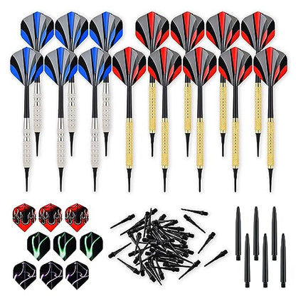 Steel Tip Darts Set 18 Grams15 Pack Steel Barrels - style: s pc 15