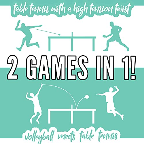 Franklin Sports Spyder Pong Tennis - Table Tennis, Volleyball + 4 Square - Includes Net, Table, Paddles + Ball - style: Spyder Pong Set