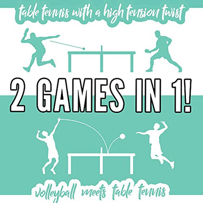 Franklin Sports Spyder Pong Tennis - Table Tennis, Volleyball + 4 Square - Includes Net, Table, Paddles + Ball - style: Spyder Pong Set