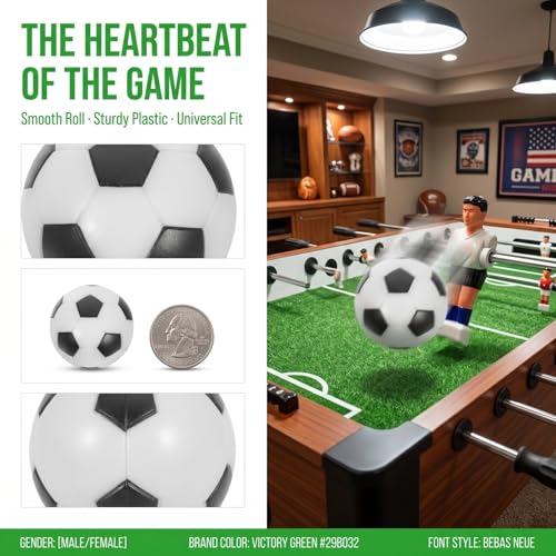 Beaupretty 10 Pcs Foosball Table Replacement Balls, 22mm Mini Soccer Balls, Plastic, Multi-Color, for Tabletop Game, Recreation Room, Kids Party Present