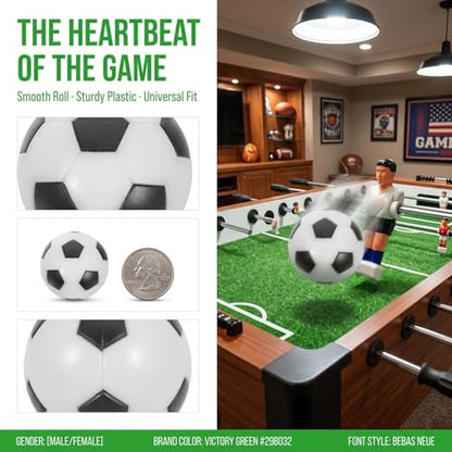 Beaupretty 10 Pcs Foosball Table Replacement Balls, 22mm Mini Soccer Balls, Plastic, Multi-Color, for Tabletop Game, Recreation Room, Kids Party Present