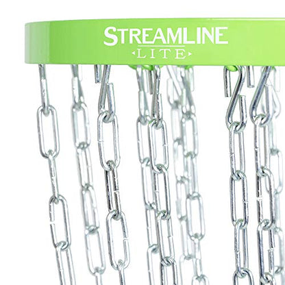 Streamline Discs Lite Disc Golf Basket - Lime