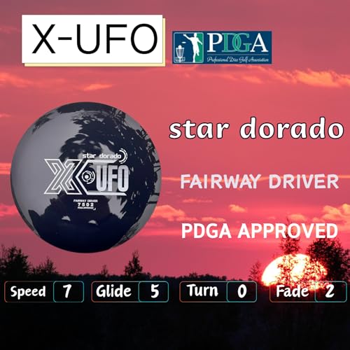 X-UFO Disc Golf Set - Disc Golf Starter Set, Includes 1 Putter, 1 Driver, and 1 midrange disc, Weighing 170-178 Grams Suitable for Beginners and Professional disc Golf tournaments - color: Set 5