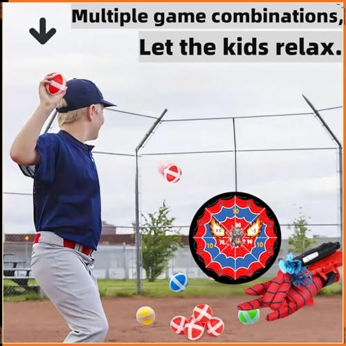 Spiders Web Shooter ，Spider Toys for Boys 4-6，Boys 6-8 Years Old，Wrist Toys, Birthday Party Presents
