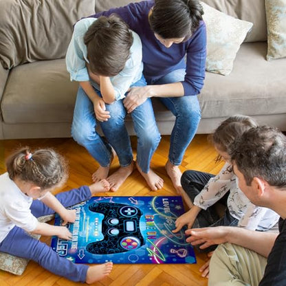 WERNNSAI Pin The Button on The Game Controller - Video Game Birthday Decorations for Boy Kids Gaming Party Decorations Poster with 24 Stickers Gaming Night Birthday Wall Home Room Decorations - style: Video Game C