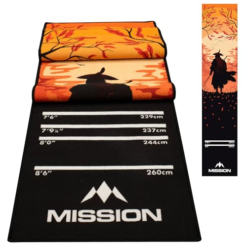 Mission Darts | Lightweight Carpet Dart Mat | Available in Multiple Designs.