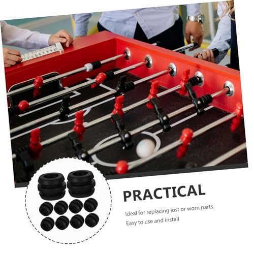 16Pcs Foosball Table Accessories Durable Bushings Bearing Rods for Smooth Gameplay Easy to Install Replacement Parts for Football Machines