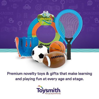 Toysmith Get Outside GO! Pro-Ball Set (Pack of 3) – Small Toddler Sports Balls for Ages 3+ – Includes 5″ Soccer, 6.5″ Football & 5″ Basketball – Indoor or Outdoor Play, Backyard Toy & Gift for Kids