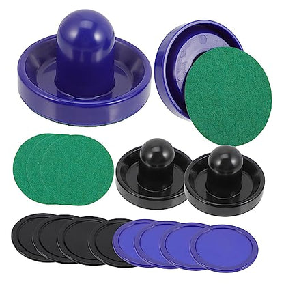 Toddmomy Air Hockey Pucks Boys and Girls Air Hockey Game Accessories Tabletop Plastic Paddles Supplies