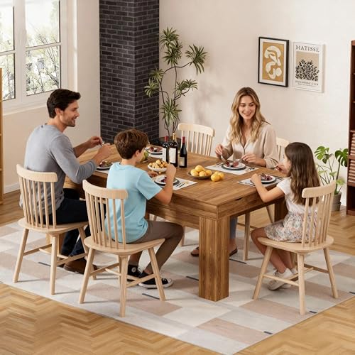 PAKASEPT Board Game Table with Removable Table Top, Gaming Table with LED Lights, Seats 4 to 6 Players with Detachable Hobby Tray for Card Games, DND, Poker, Building Blocks