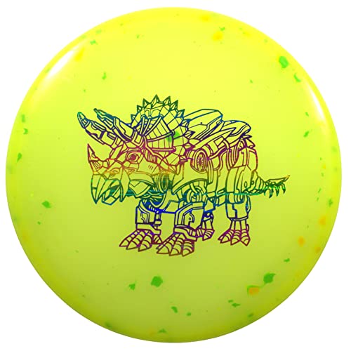 Triceratops Disc Golf Putter for Children | Dino-Bot Edition | Ultra Lightweight | Made by Dino Discs