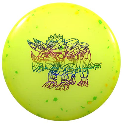 Triceratops Disc Golf Putter for Children | Dino-Bot Edition | Ultra Lightweight | Made by Dino Discs