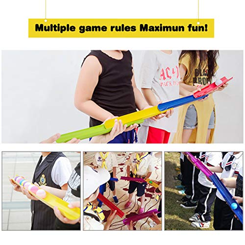 KINDEN Team Building Exercise Activities Pipeline Kit Group Games, Half Pipes Indoor Outdoor Ice Breaker Group Learning Team Work Youth Sports for Kids Teens, Children, Adults Competition Funny Games - size: 1 Pack 15pcs Half Pipes