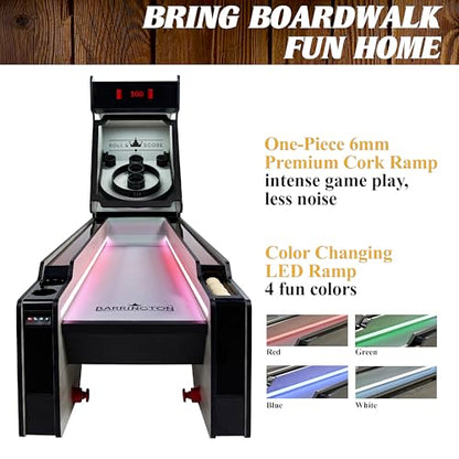 Barrington Roll and Score Multiple Styles Roll & Score Classic Arcade Game Collection, Durable & Stylish Designs with Game Balls, Perfect for Family Game Rooms - style: 10 Ft Premium