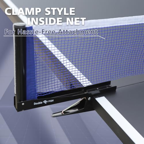 Foldable 9-Foot Mid-Size Ping Pong Table with Net, 2 Paddles and 3 Balls for Indoor Games