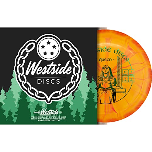 Westside Discs Origio Burst Queen Disc Golf Driver, Men and Women, Maximum Distance Frisbee Golf Disc, Great for Beginners and Easy to Throw, 176g, Stamp Color and Burst Pattern Will Vary - color: Gray