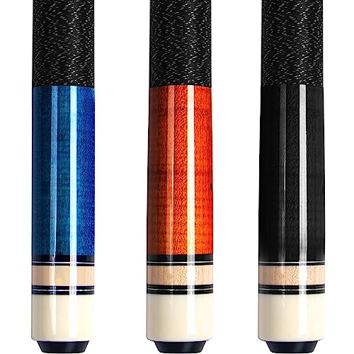 AKLOT Pool Cues,58" Pool Cue Stick Canadian Maple Wood Billiard Cues Sticks for Professional Billiard Players 18 19 20 21 oz - color: 19 20 21 oz 3 Cues