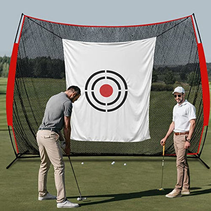 Golf Target Cloth for Net Replacement - Enthusiasts and Professional Golfers Practice Training Aids for Garage/Backyard - style: 5X6FT Golf Target White