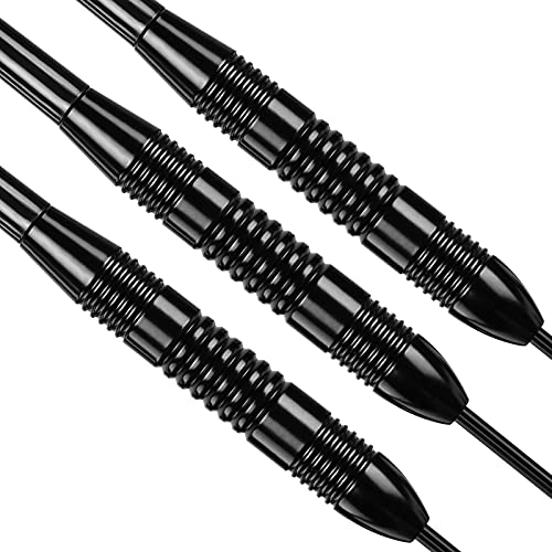 Accmor Darts Metal Tip Set, 12 Pack Steel Tip Darts Darts Set, 24 Grams Professional Metal Darts - color: Black Fire