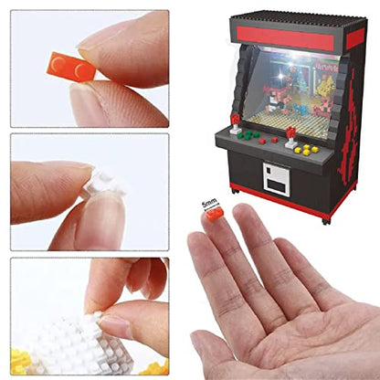 Vziimo Fighter Game Micro Blocks Sets for Adults and Teens 14+ Building Toys, Creative Bricks Gifts for Game Fans- Compatible with Nano(1060 Pieces) - style: Fighter Game