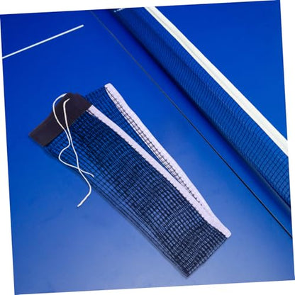 Portable Table Tennis Net Lightweight Polyester-Cotton Mesh Replacement Net for Indoor and Outdoor Training Quick Setup Dense Weave for Enhanced Play