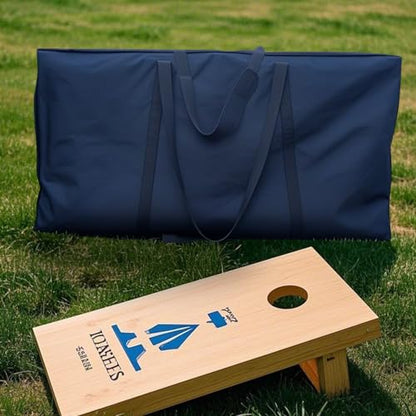 Cornhole Carrying Case for 4'x2' Regulation Boards – Heavy-Duty Cornhole Boards Bag with Padded Shoulder Strap & Industrial Zippers,Waterproof Tote for Outdoor Tailgate & Backyard Games