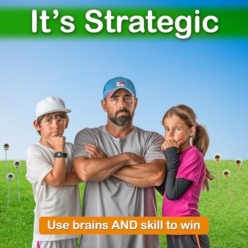 Eyeballs of Madness: Like Horseshoes with Strategy…and a Fleshy Carrot | 2-6 Players | Compare to Yard Games and Outdoor Games Like Cornhole, Lawn Darts, Bean Bag Toss | Use Agility and Brains to Win!