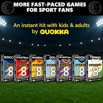 Quokka Hockey Fast-Paced Card Game for Kids & Adults – 128 Cards & Easy Rules – Quick & Fun Matching Game – 2-4 Players – Ages 8+ – Perfect for Family Games Night, Travel and Parties - color: Hockey