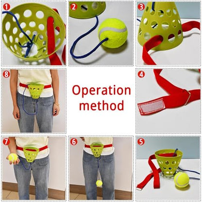 Swing Ball Game - Catch Cup | Funny Family Party Game | Swing Bucket Ball Catching Toy For Wedding Birthday Christmas Graduation Beach Yard Outdoor Indoor Fun Activity - color: Yellow