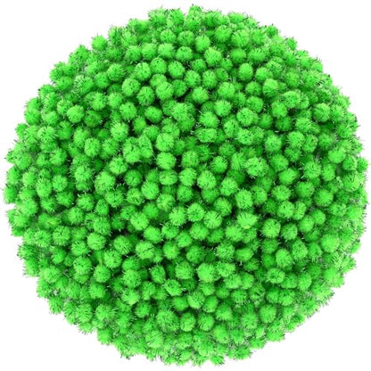 SEPGLITTER 1000 Pcs Mini Christmas Green Glitter Pom Poms Balls for Crafts | 1cm Mini Size, Green Tinsel Puff Balls, DIY Crafts Making, Handmade Projects, Christmas St. Patricks Party Supplies Decor - style: Glitter Green Style