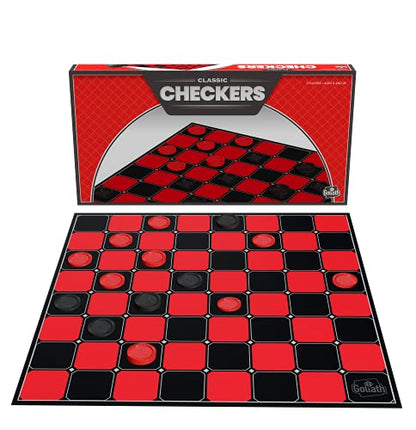 Goliath Checkers - Classic Game with Folding Board and Interlocking Checkers (Amazon Exclusive)