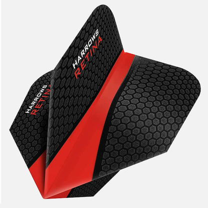 Harrows Retina | Premium Extra Strong 100 Micron Dart Flights in Standard Shape … - color: Red
