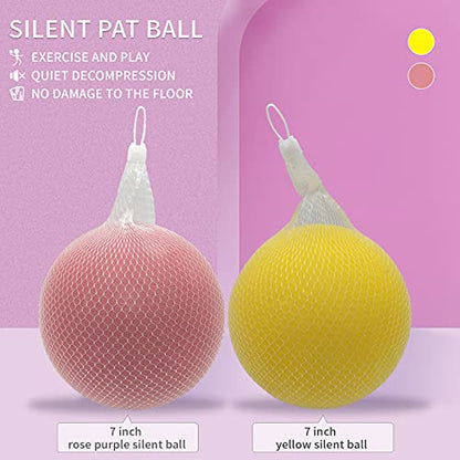 7-Inch Uncoated High Density Foam Ball - for Over 3 Years Old Kids Foam Sports Balls - Soft and Bouncy, Lightweight and Easy to Grasp Foam Silent Balls are Safe for Younger Children - color: Yellow