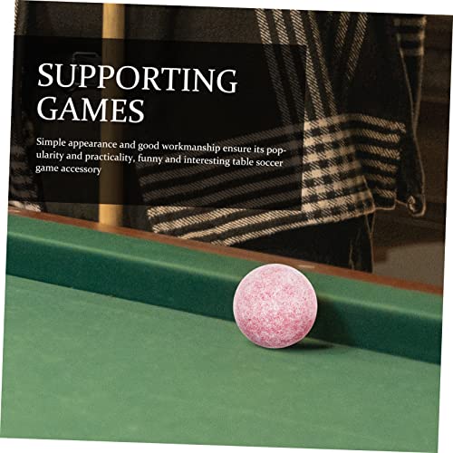 3pcs Textured Foosball for Table Soccer Games Lightweight Compact Design Replacement for Standard Foosball Tables Fun Accessory for Family and Friends