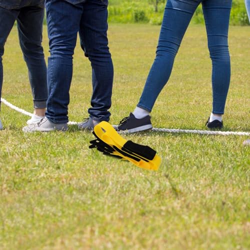 BESPORTBLE 2pcs Legged Race Bands for Team Building and Relay Races Outdoor for Boys and Girls and Adults Interactive Fun for Field Day and Backyard Parties