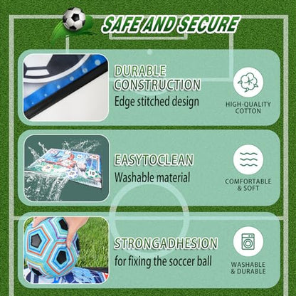 Soccer Ball Game Set for Kids: Indoor Outdoor Backyard Toss Soccer Goal Game with Balls - Sports Soccer Toys for Kids Boys for 3 4 5 6 7 8 Year Old - Birthday Gifts for Boys Girls Age 3-12