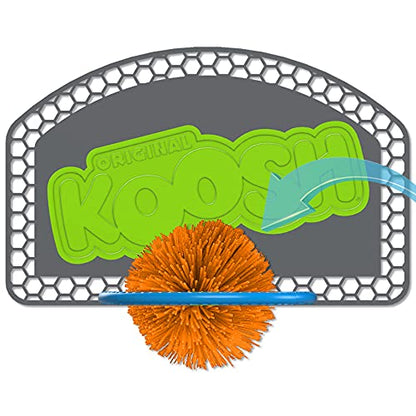 Koosh Hoops -- Basketball Game for The Ball That's Easy to Catch and Hard to Put Down -- Fidget Toy -- Ages 6+, Multi